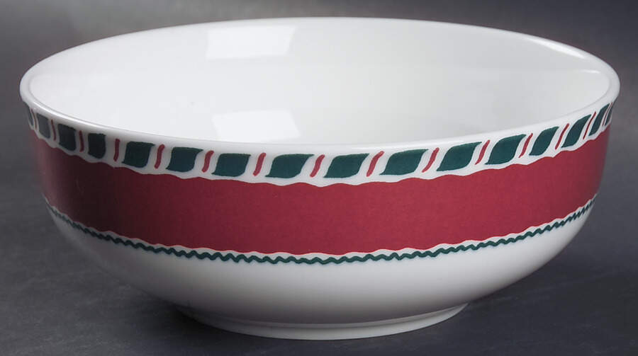 Yuletide Holiday Red Coupe Cereal Bowl by Fitz & Floyd-1