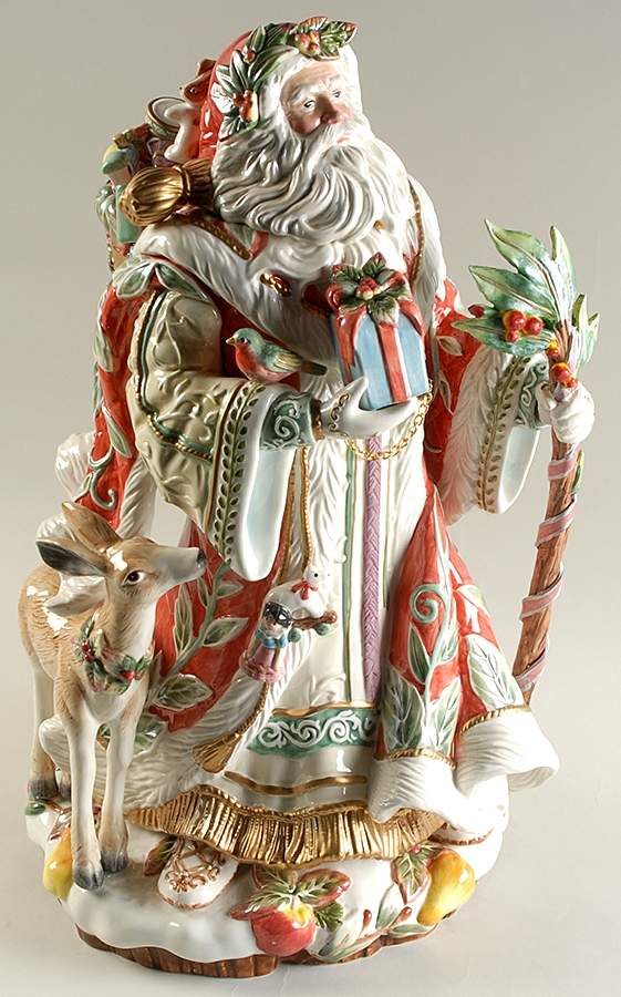 Enchanted Holiday Santa Claus Figurine by Fitz & Floyd-1