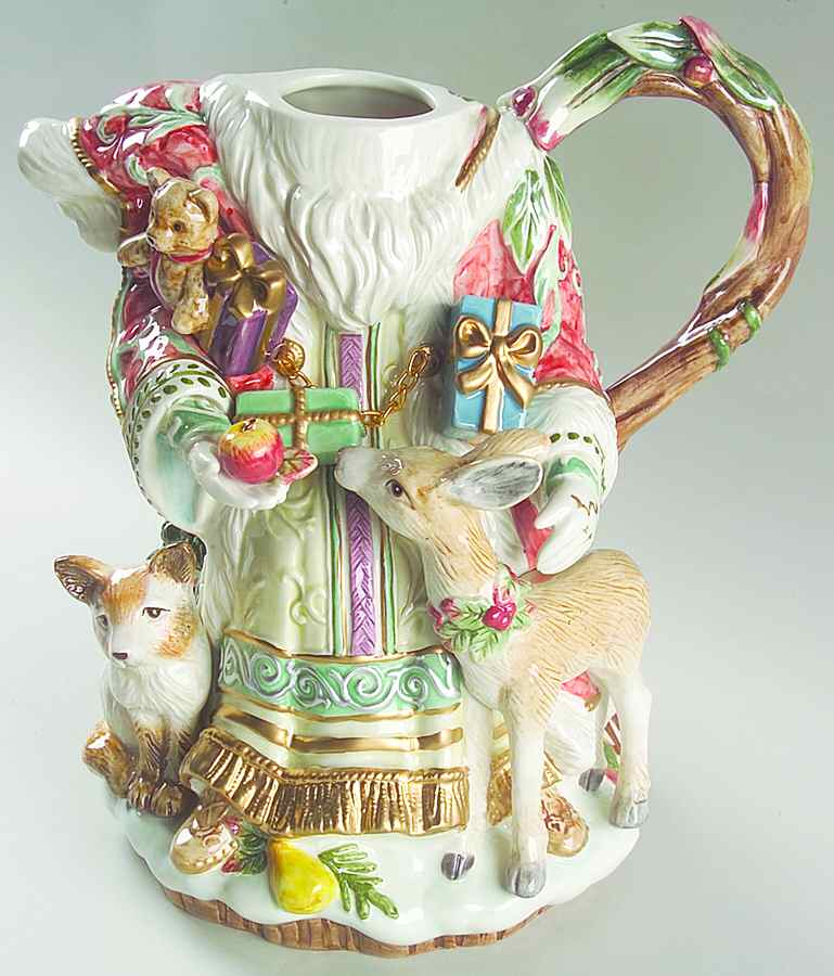 Enchanted Holiday Teapot No Lid by Fitz & Floyd-1