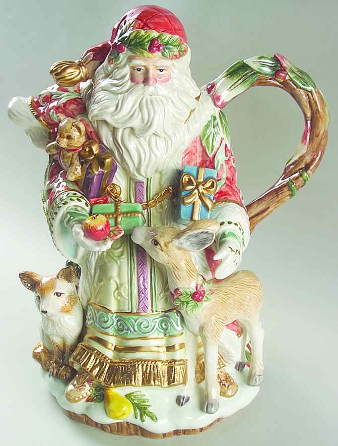 Enchanted Holiday Teapot & Lid by Fitz & Floyd-1