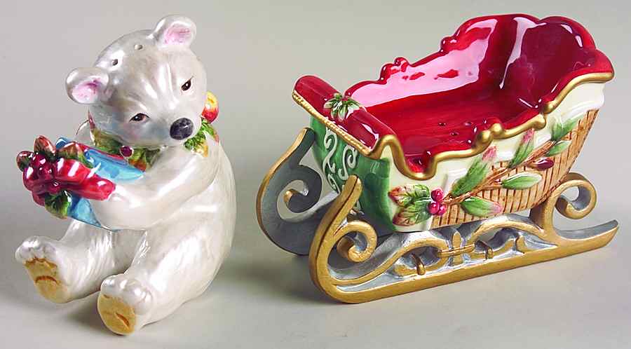 Enchanted Holiday Salt & Pepper Set by Fitz & Floyd-1
