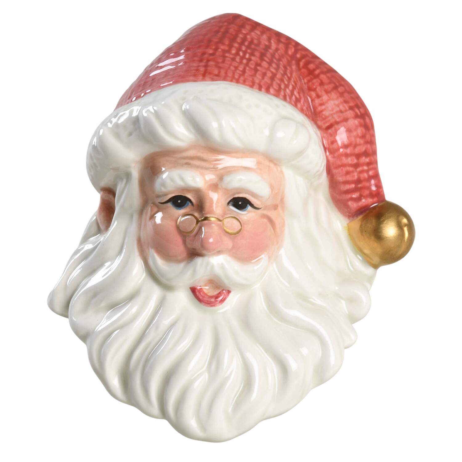 Old Fashioned Christmas Lid for Teapot by Fitz & Floyd-1