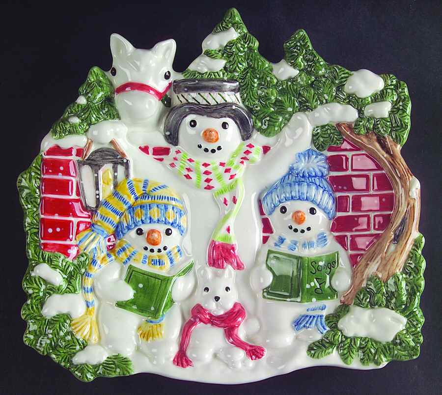 The Flurries Canape Plate by Fitz & Floyd-1