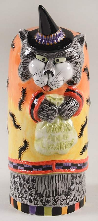Kitty Witches Figural Candlestick by Fitz & Floyd-1