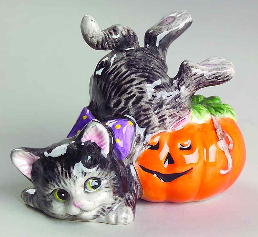 Halloween Kitty Figurine by Fitz & Floyd-1