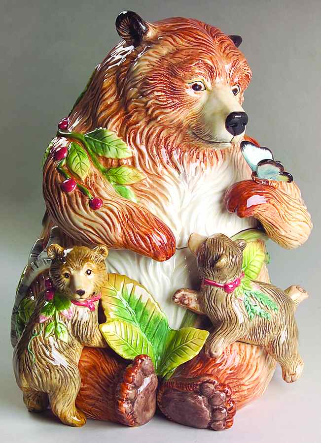 High Sierra Cookie Jar & Lid by Fitz & Floyd-1