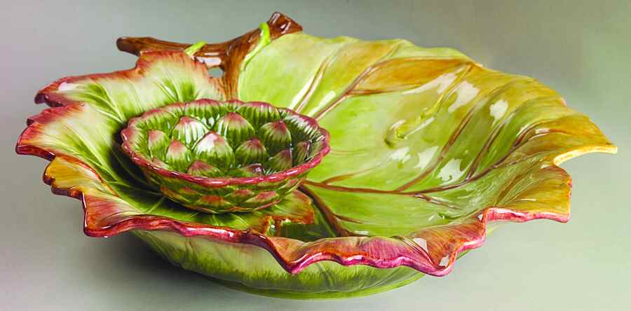 Venetian Romance 1 Piece Chip & Dip by Fitz & Floyd-1