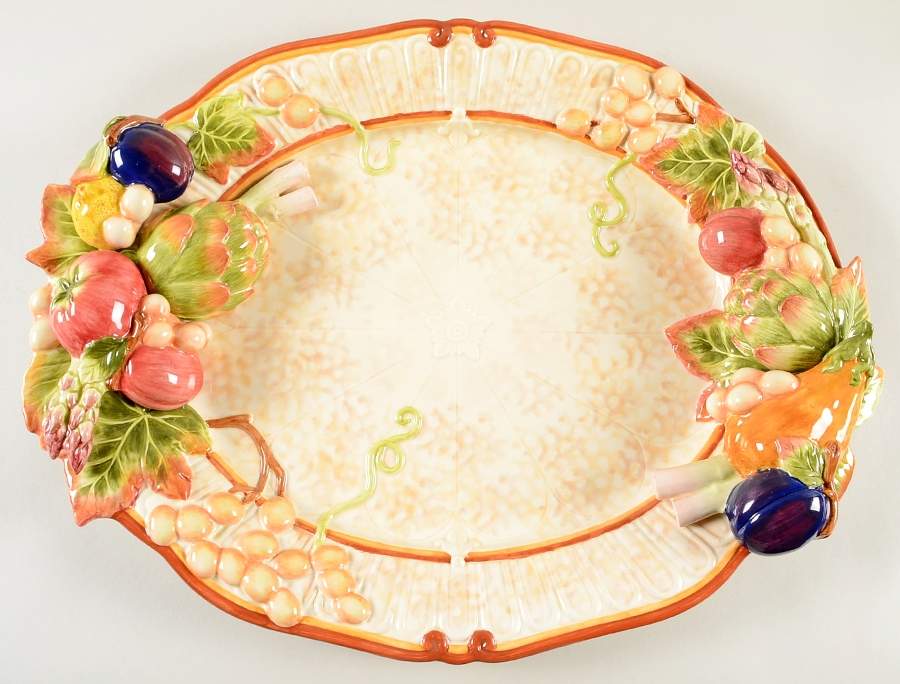 Venetian Romance 19" Oval Serving Platter by Fitz & Floyd-1
