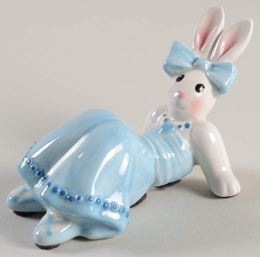 Be Bop Bunnies Small Rabbit Figurine by Fitz & Floyd-1