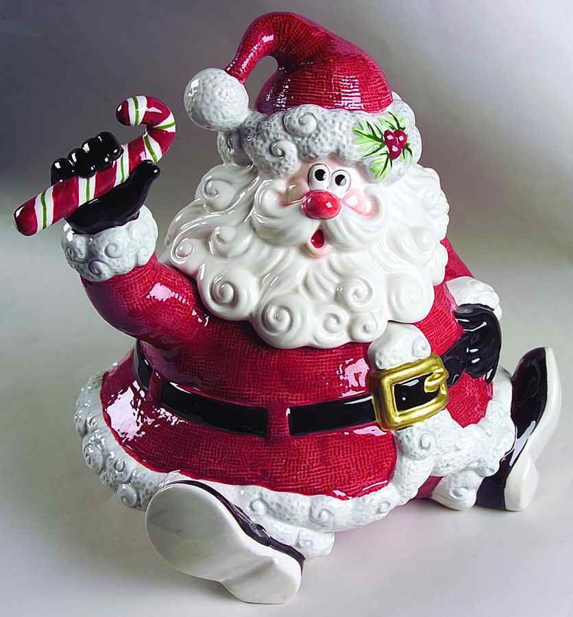 Yultide Holiday Accessories Cookie Jar & Lid by Fitz & Floyd-1