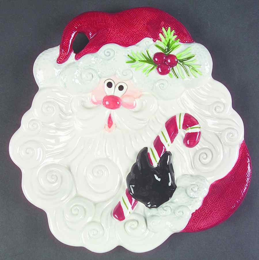 Yultide Holiday Accessories Canape Plate by Fitz & Floyd-1