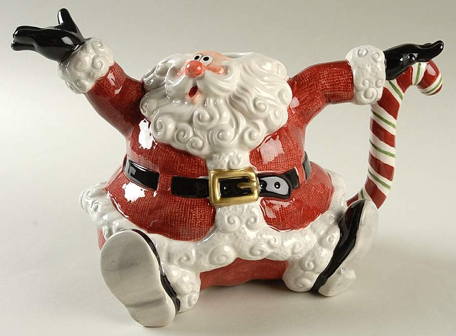 Yultide Holiday Accessories Teapot No Lid by Fitz & Floyd-1