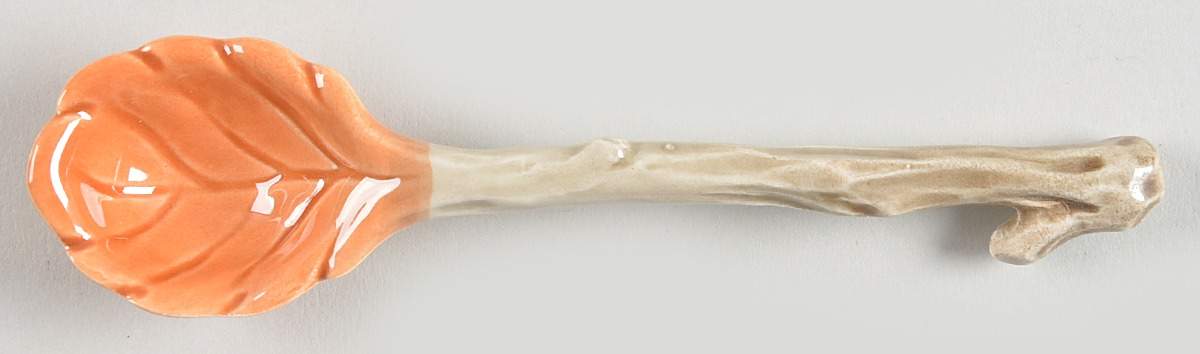 Owls All Ceramic Sugar Spoon by Fitz & Floyd-1
