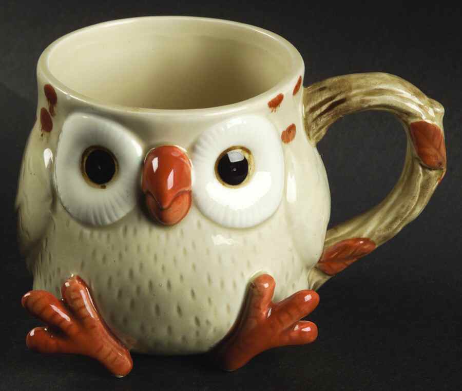 Owls Mug by Fitz & Floyd-1