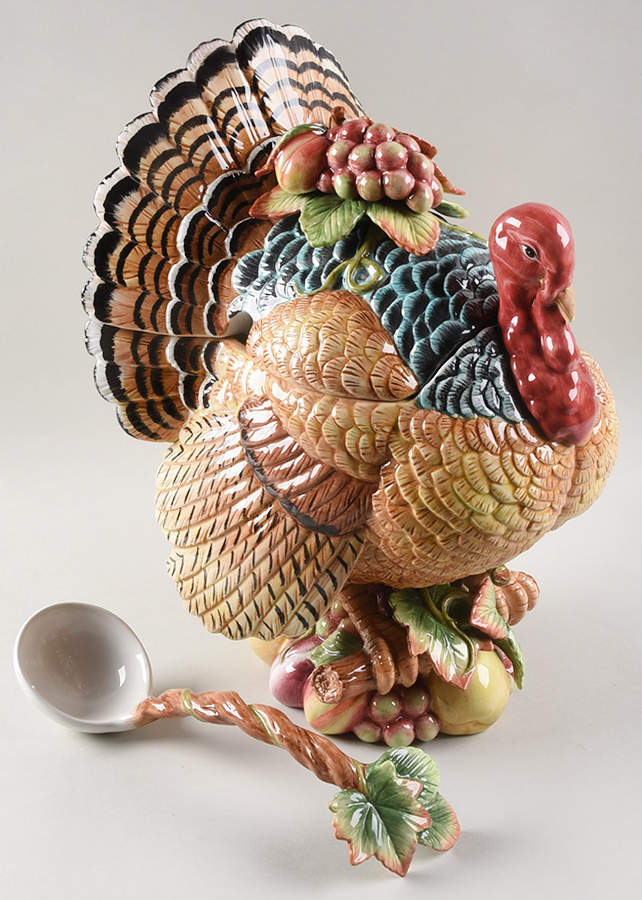 Country Gourmet Tureen & Lid w/Ladle by Fitz & Floyd-1