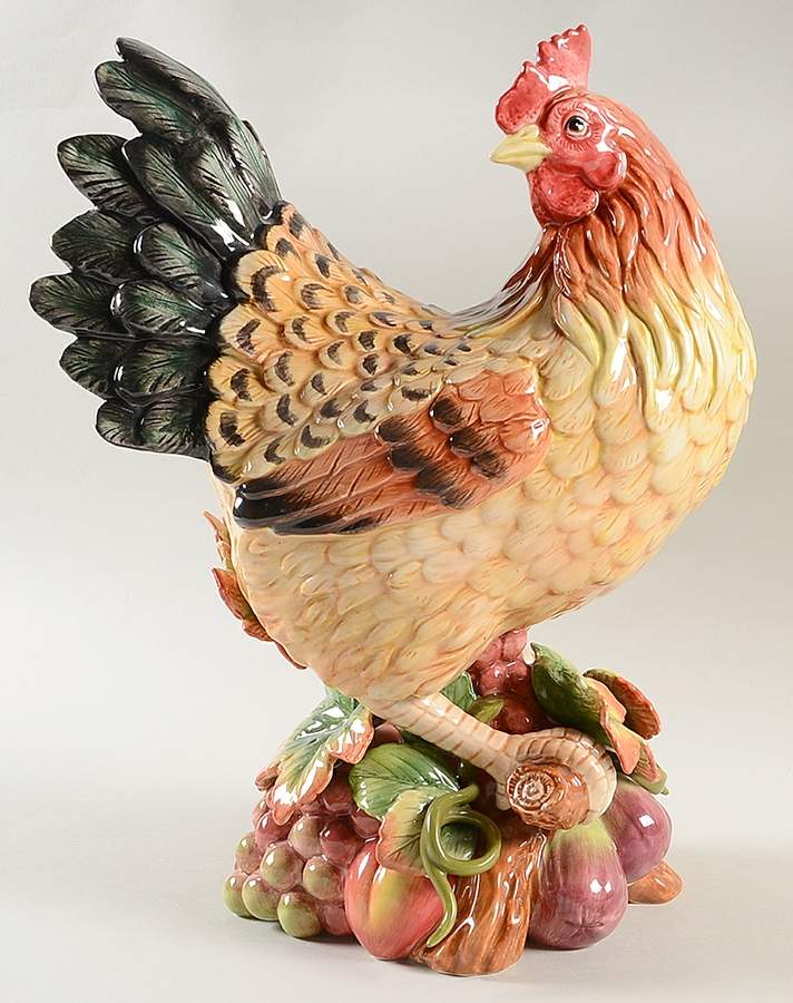 Country Gourmet Hen Figurine by Fitz & Floyd-1
