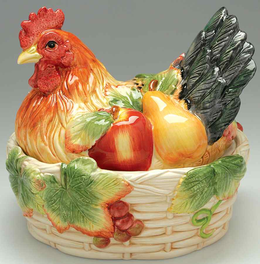 Country Gourmet Oval Covered Vegetable by Fitz & Floyd-1