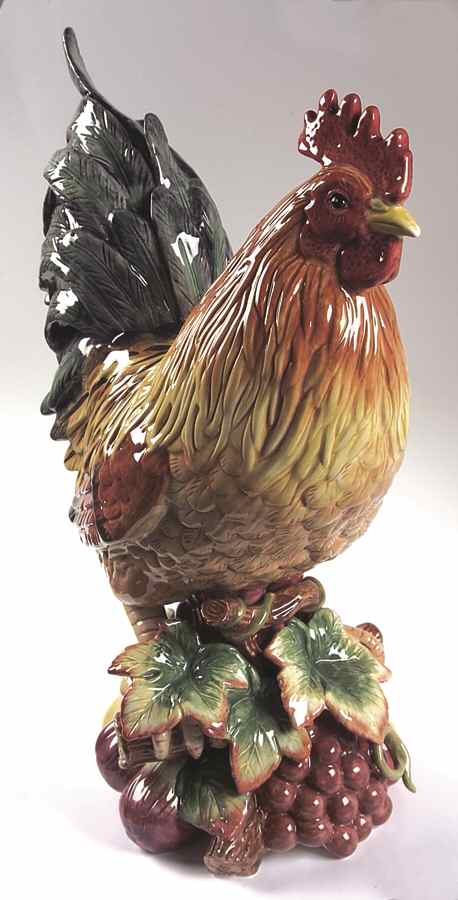 Country Gourmet Rooster Figurine by Fitz & Floyd-1