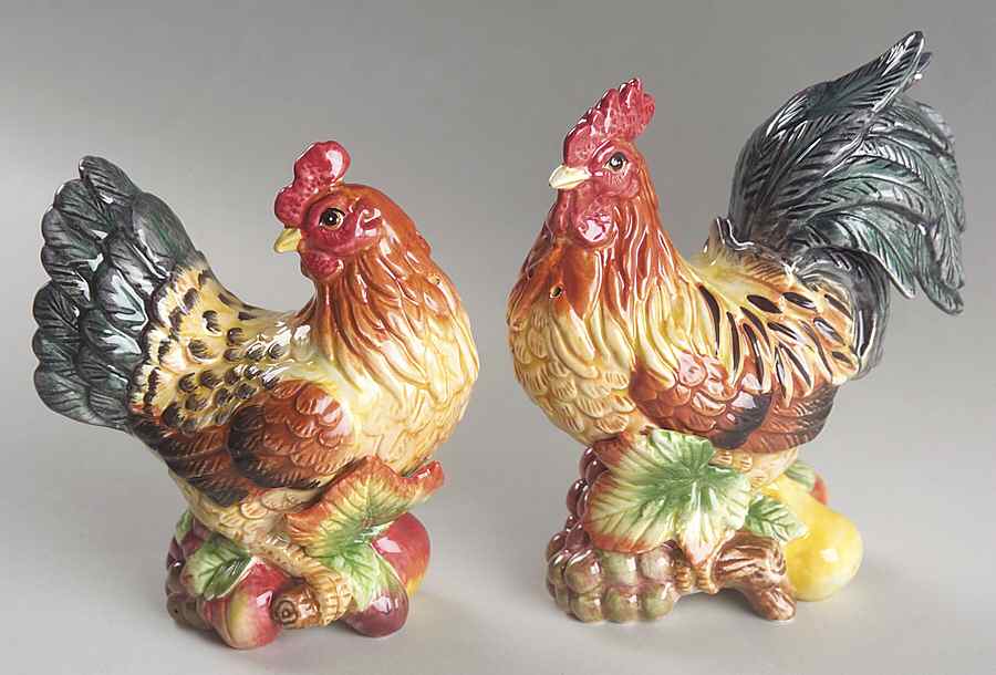 Country Gourmet Salt & Pepper Set by Fitz & Floyd-1
