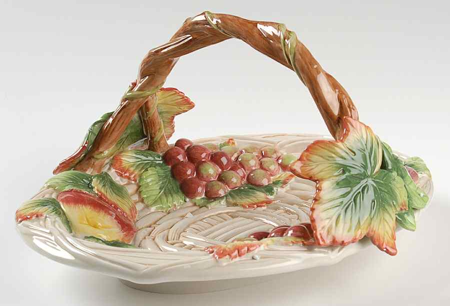 Country Gourmet 11" Handled Basket by Fitz & Floyd-1