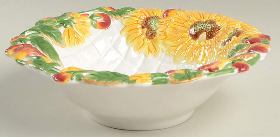 Just Us Chicks 8" Round Vegetable Bowl by Fitz & Floyd-1