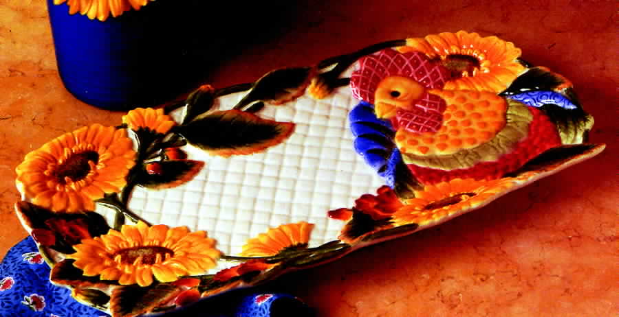 Just Us Chicks 19" Oval Serving Platter by Fitz & Floyd-1