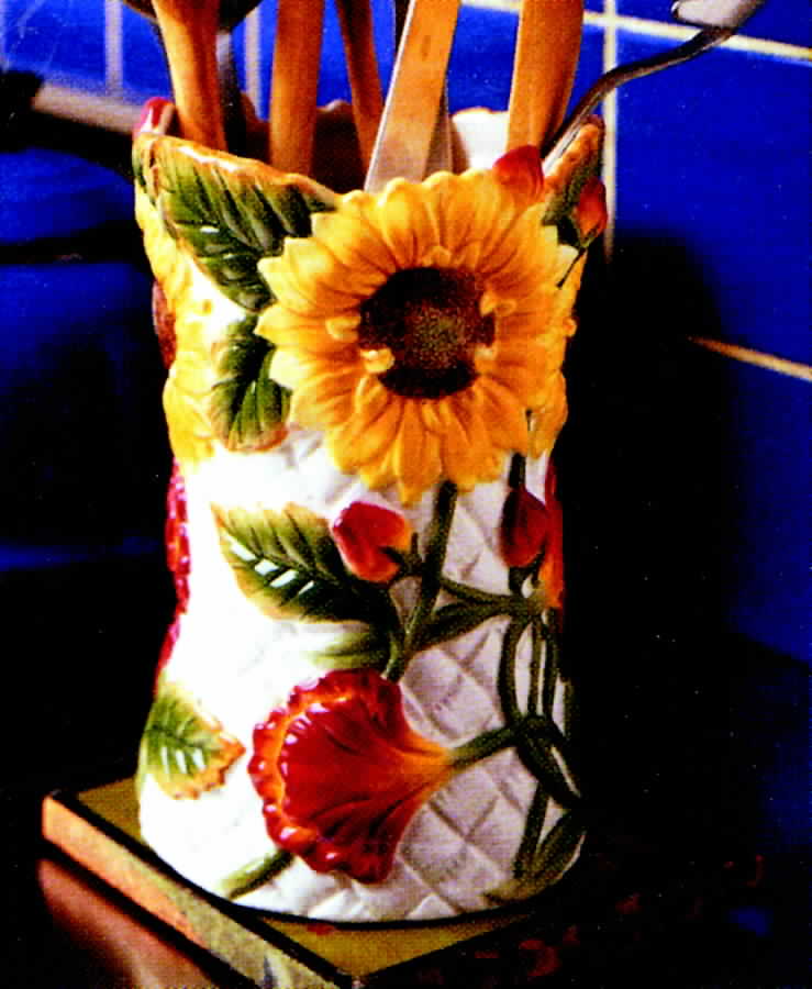 Just Us Chicks Utensil Set (Holder & Utensils) by Fitz & Floyd-1