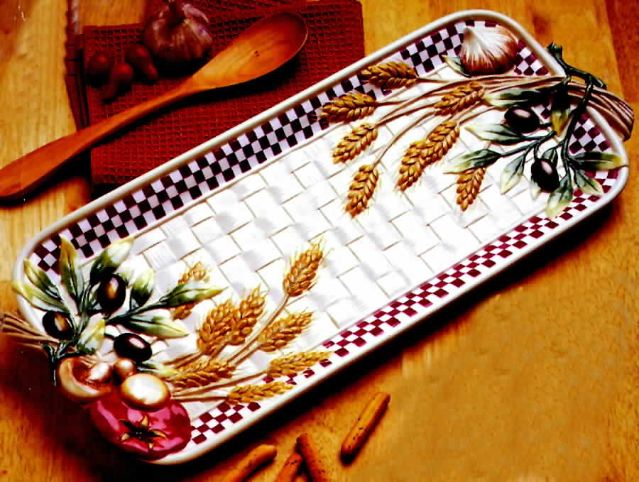 Papa Paisano 22" Rectangular Serving Platter by Fitz & Floyd-1