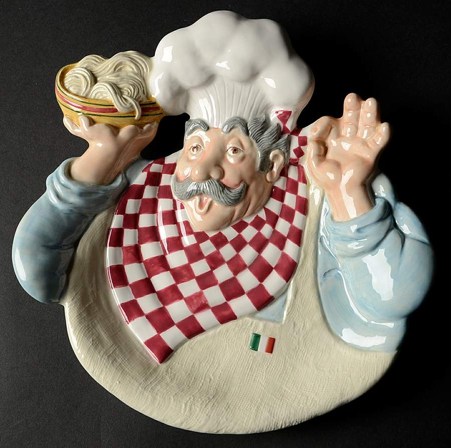 Papa Paisano Cookie Plate by Fitz & Floyd-1