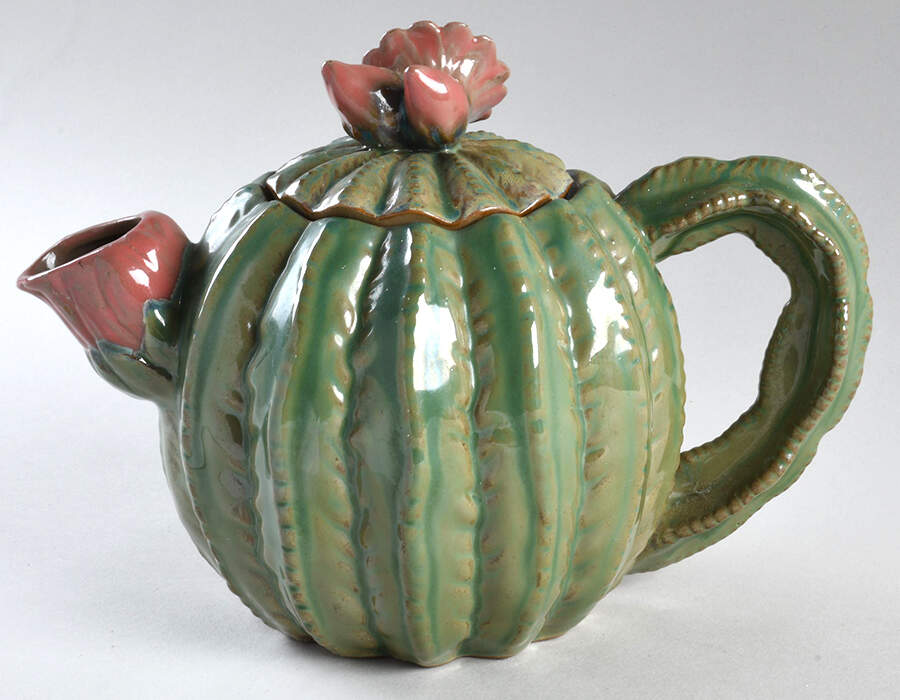 Santa Fe Teapot & Lid by Fitz & Floyd-1