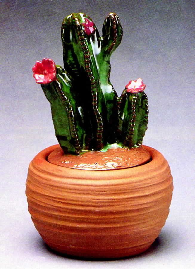 Santa Fe Large Candy Box & Lid by Fitz & Floyd-1