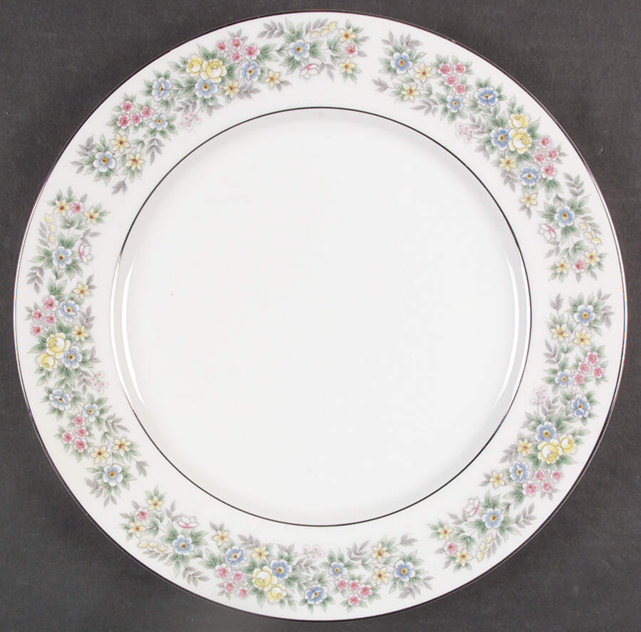 Elegance (Platinum Trim) Dinner Plate by Fine China of Japan-1