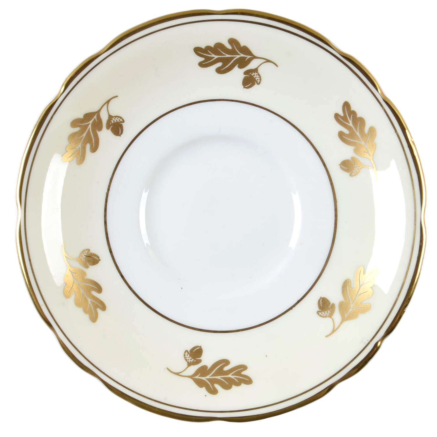 Acorn Saucer for Cream Soup Bowl by Foley-1
