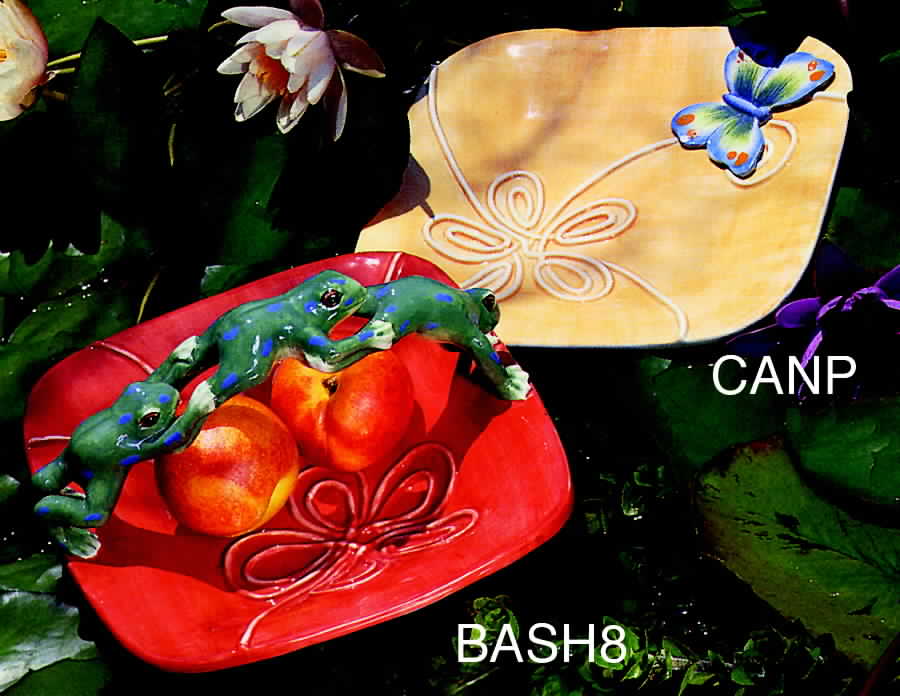 Living Color 8" Handled Basket by Fitz & Floyd-1