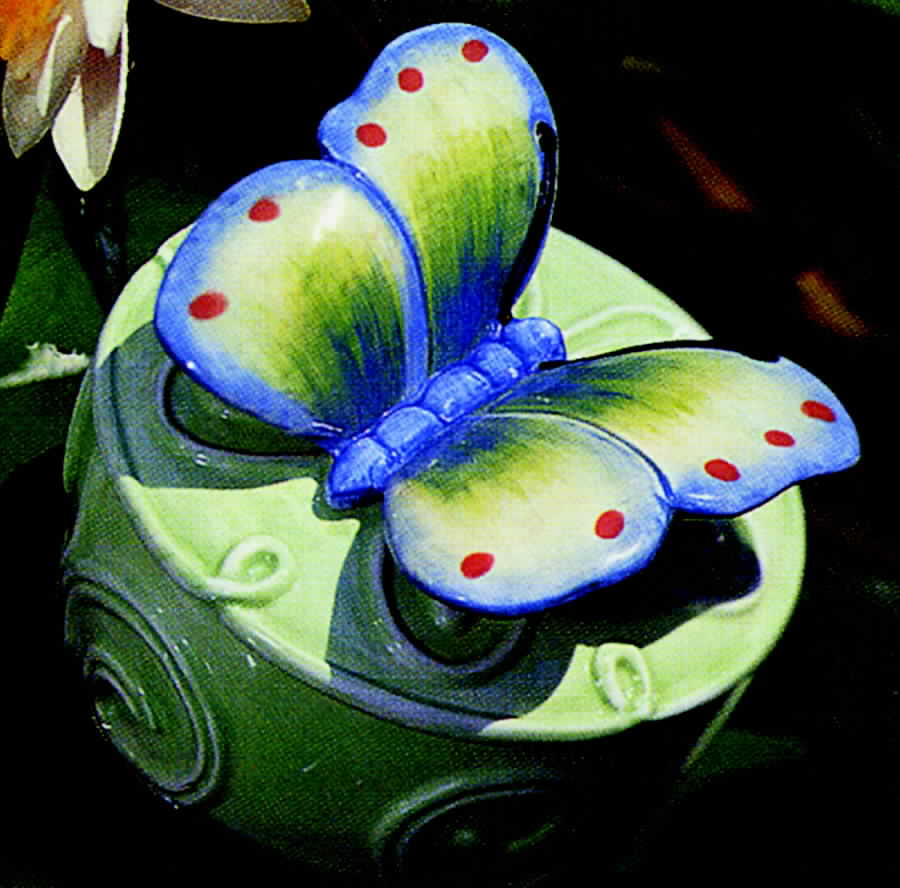 Living Color Round Box & Lid by Fitz & Floyd-1