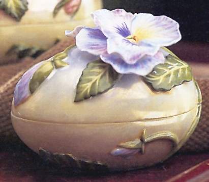 Elegant Eggs Egg Box & Lid by Fitz & Floyd-1