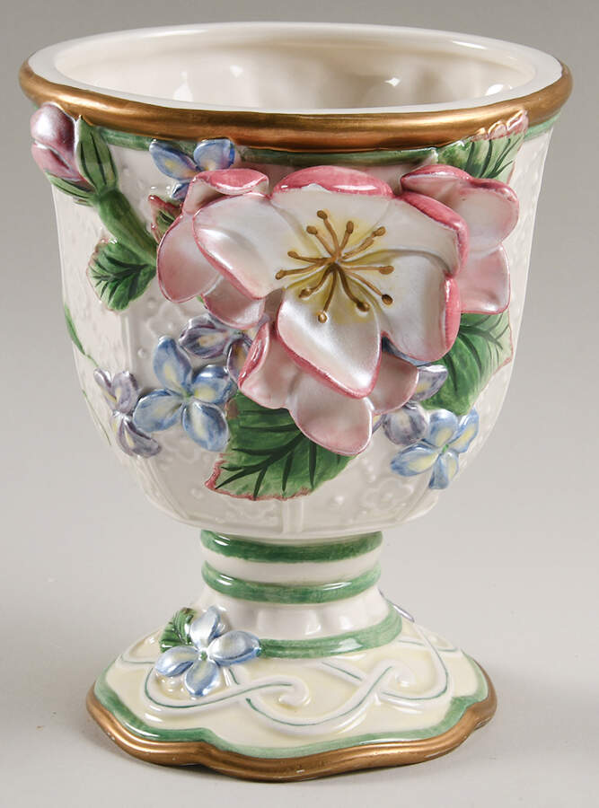 Garden Rhapsody Candy Jar No Lid by Fitz & Floyd-1