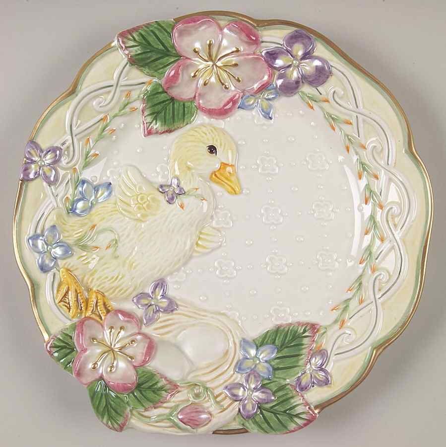 Garden Rhapsody Canape Plate by Fitz & Floyd-1