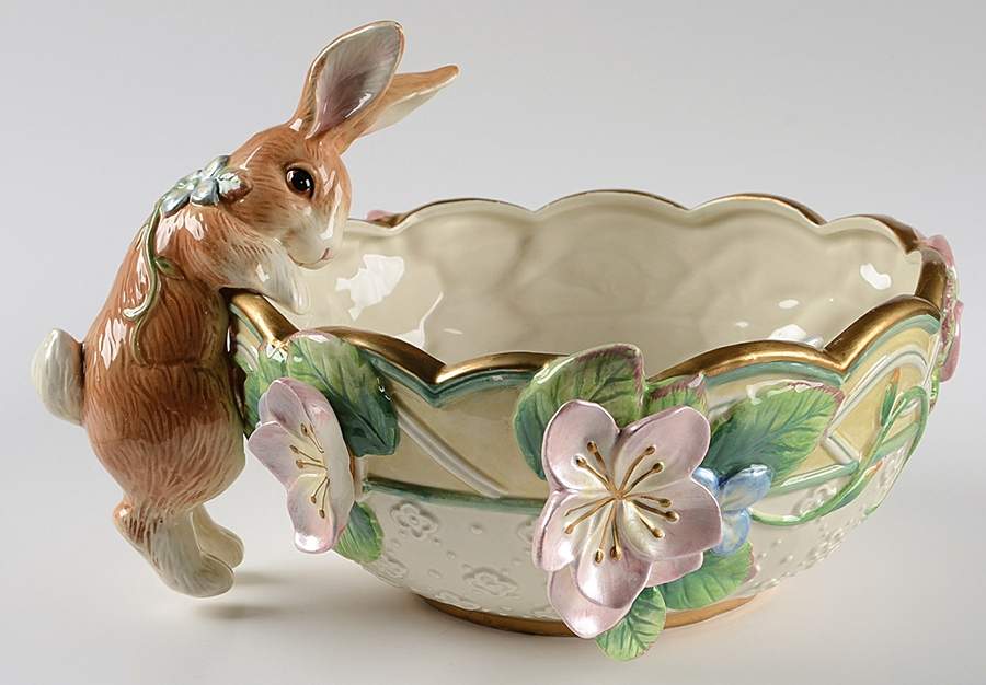 Garden Rhapsody 8" Round Bowl by Fitz & Floyd-1