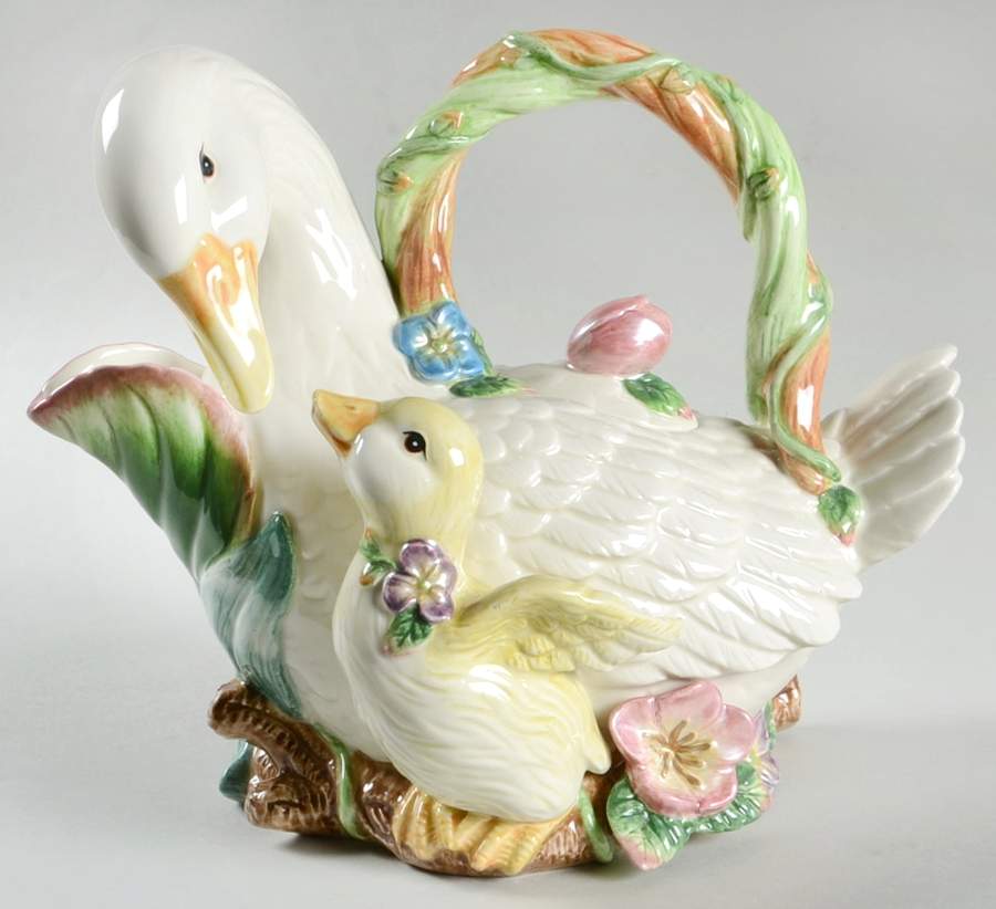 Garden Rhapsody Teapot & Lid by Fitz & Floyd-1