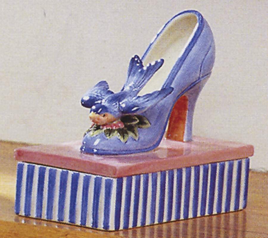 Sole Mates Rectangular Box with Lid by Fitz & Floyd-1