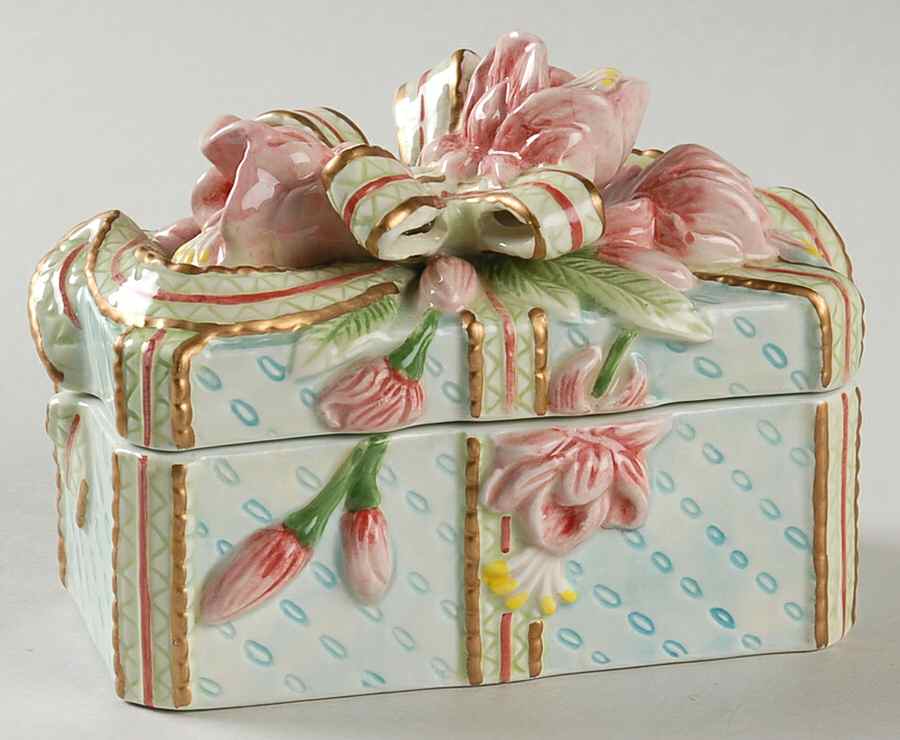 Bouquet Boxes Rectangular Box with Lid by Fitz & Floyd-1