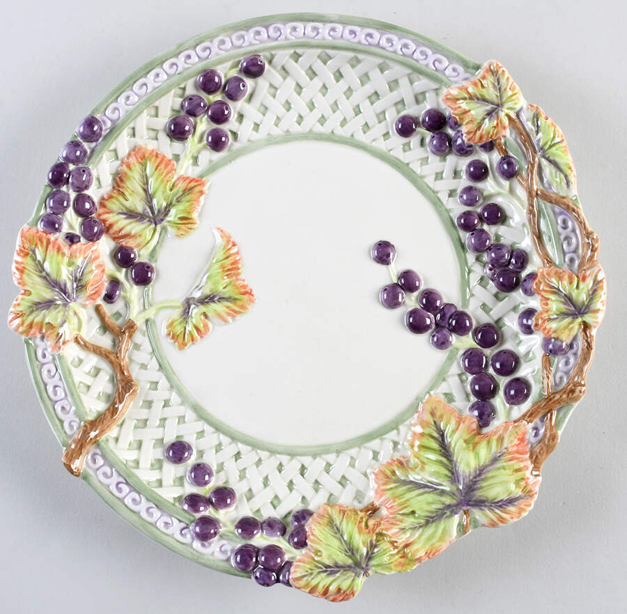 Chateau Garden Round Tray by Fitz & Floyd-1