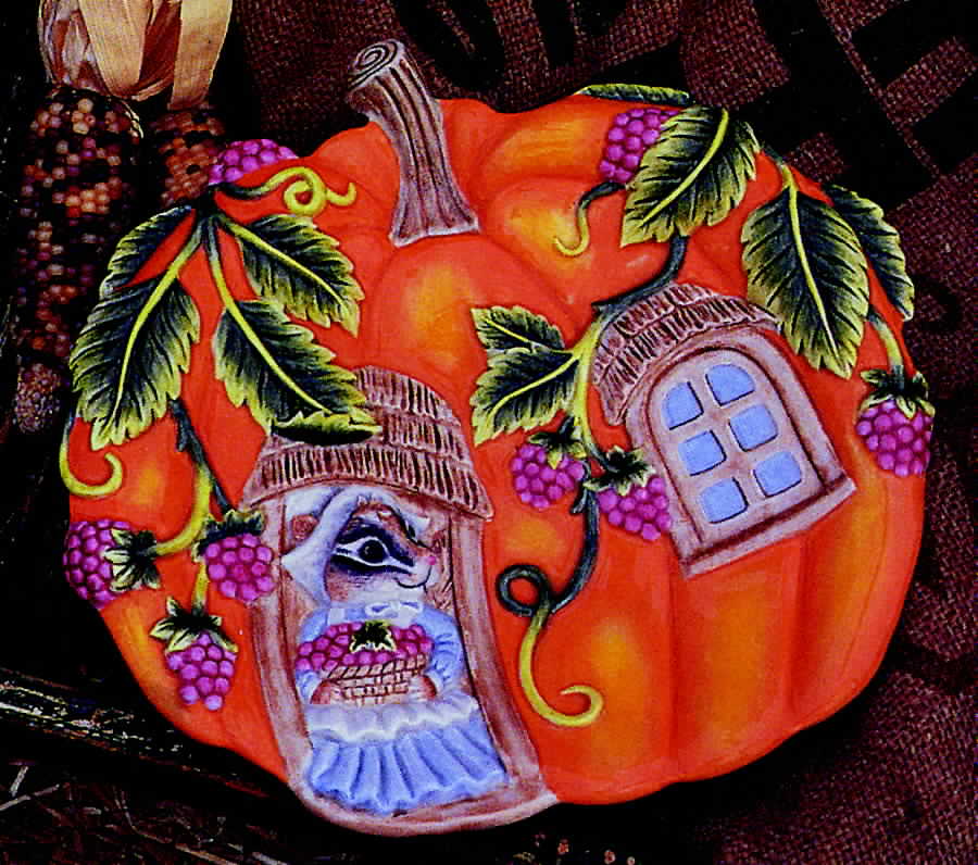 It's Harvest Time Canape Plate by Fitz & Floyd-1