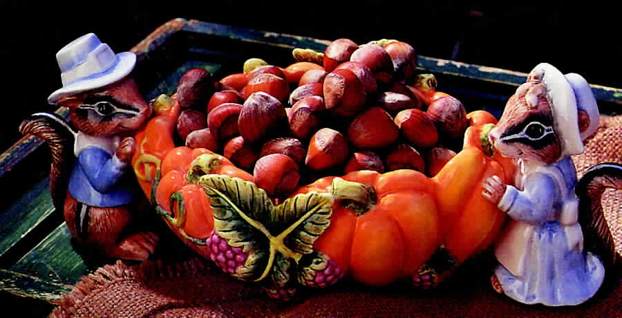 It's Harvest Time Cranberry Bowl by Fitz & Floyd-1