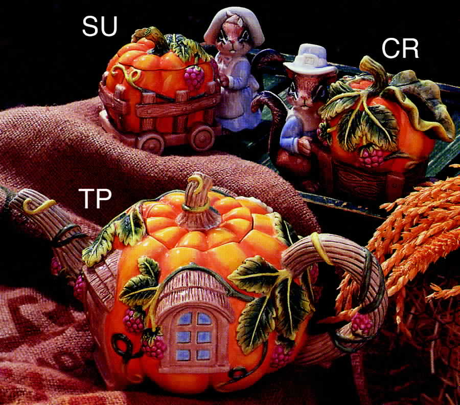 It's Harvest Time Teapot & Lid by Fitz & Floyd-1
