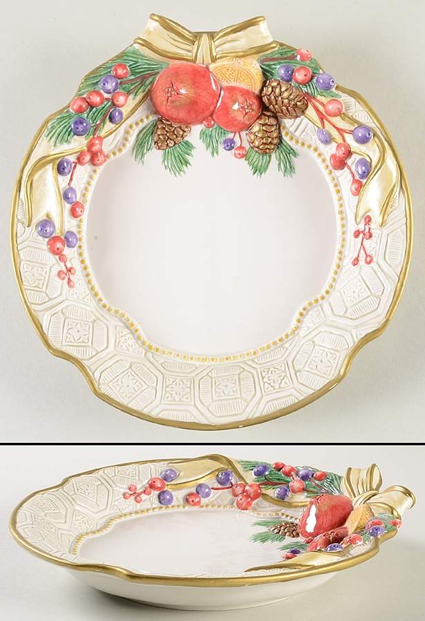 Winter Spice Large Candy Dish by Fitz & Floyd-1