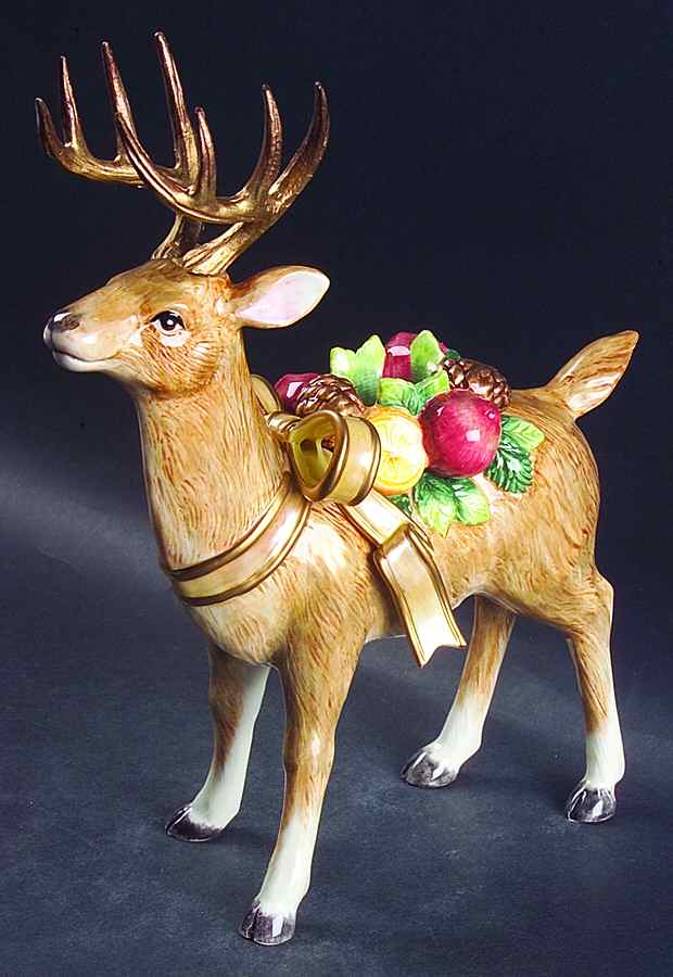 Winter Spice 10" Candlestick by Fitz & Floyd-1