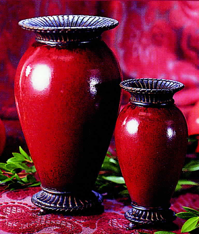 Sang de Boeuf 6" Vase by Fitz & Floyd-1
