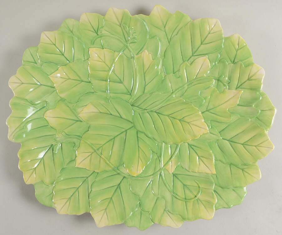 Le Lapin 16" Oval Serving Platter by Fitz & Floyd-1